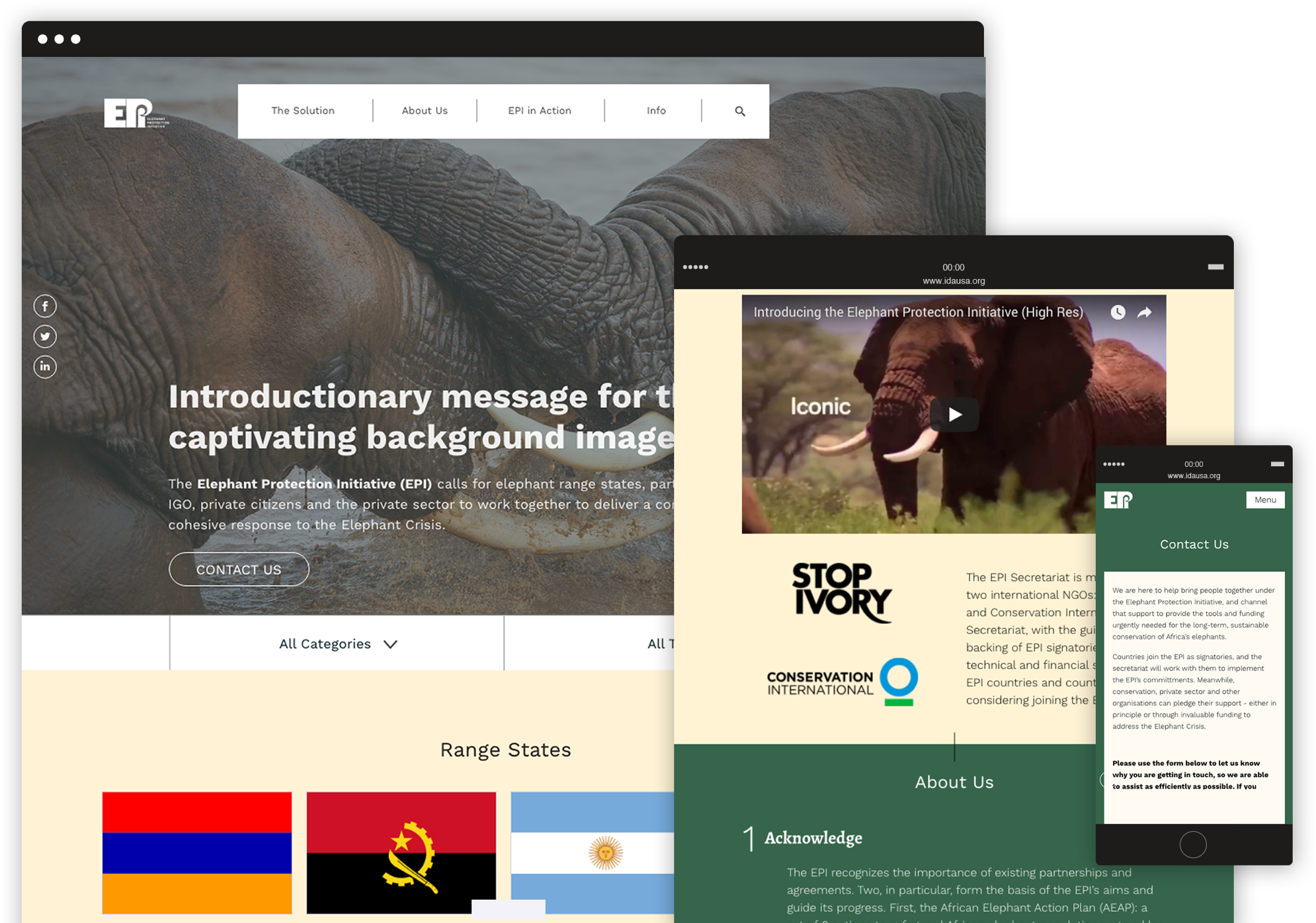 LatteCreative_IDAUSA_MockupSito image of responsive mockup EPI