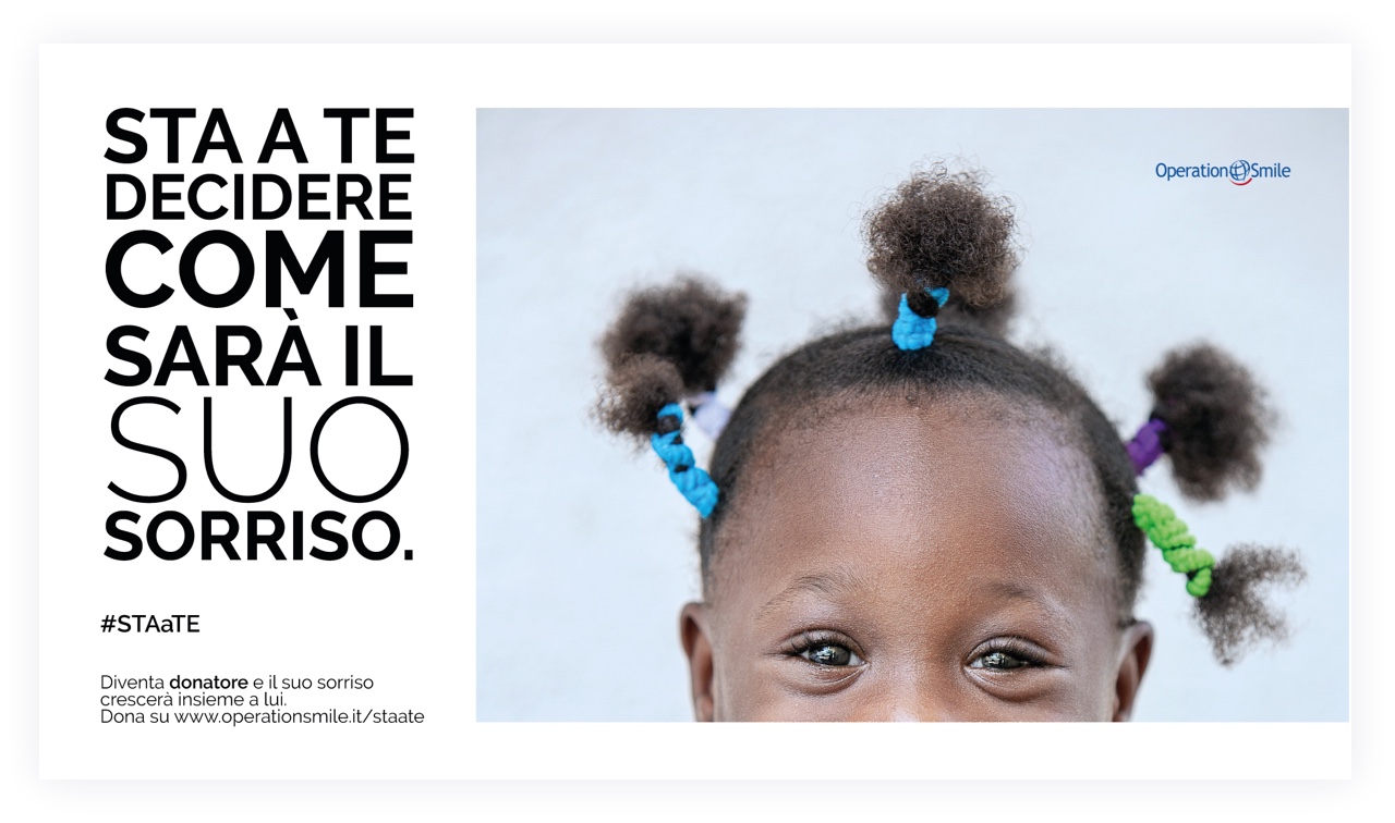 visual advertising operation smile