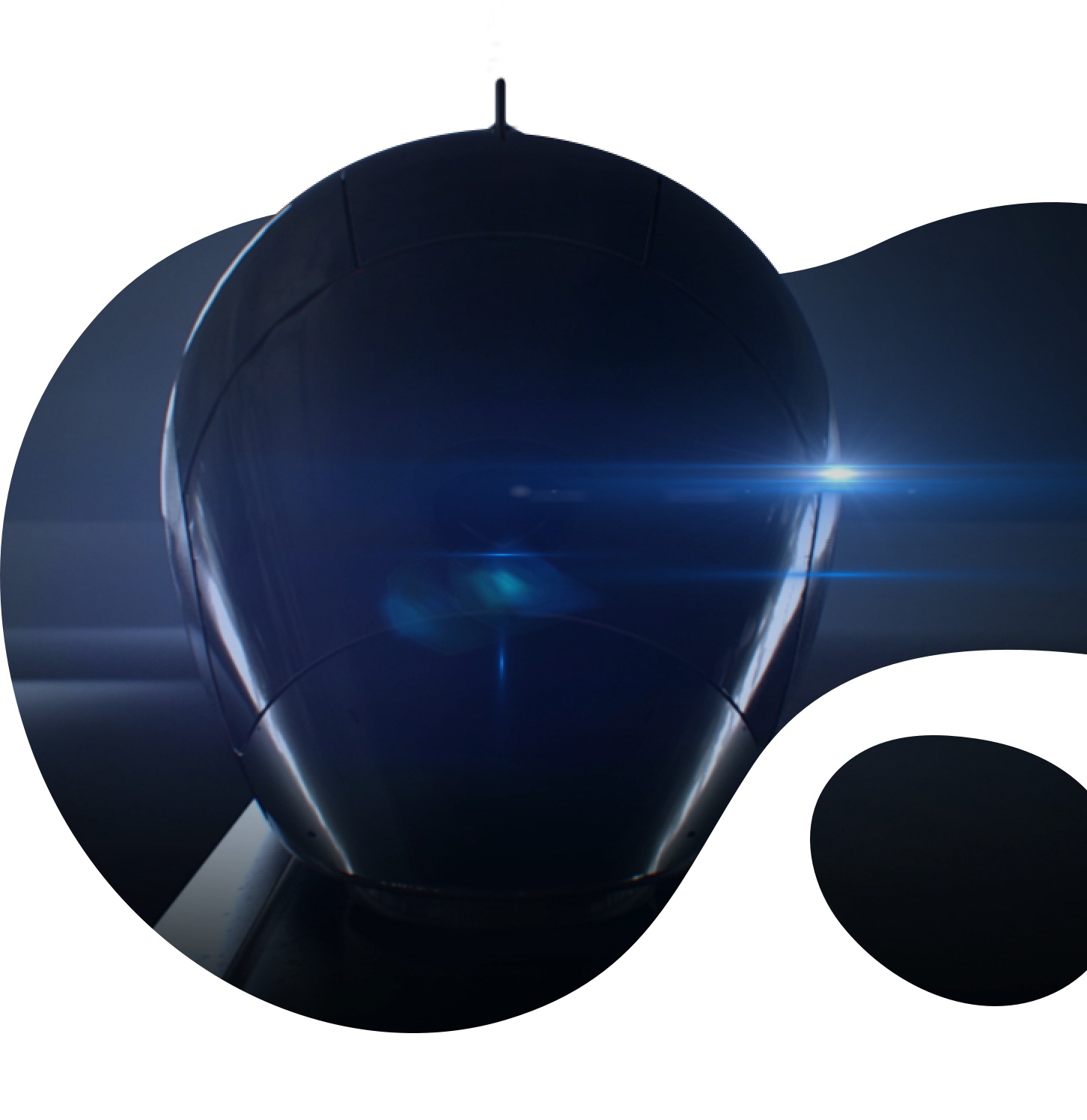 visual hyperloop hyperloop capsule in a bubble