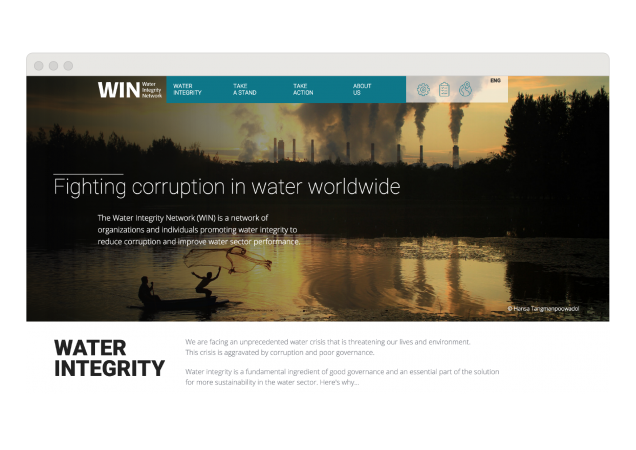 image of win website homepage