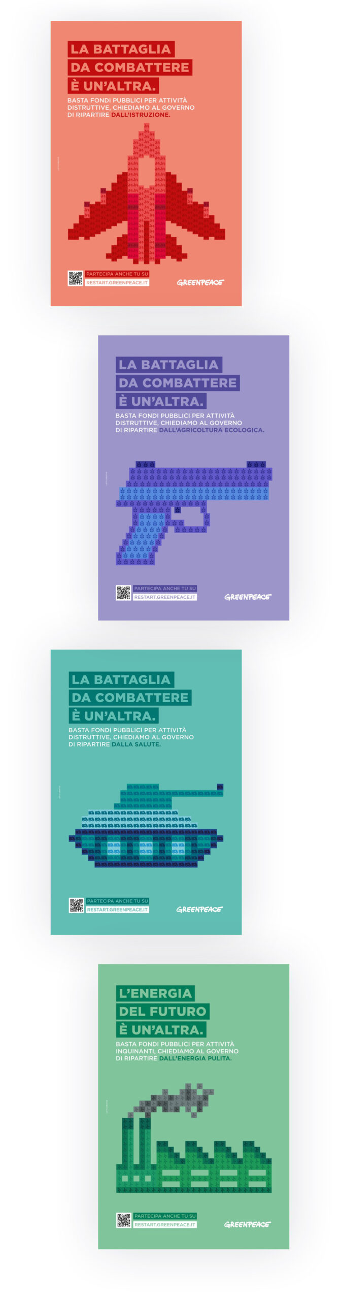 mobile posters_gpforeprofit posters campaign greenpeace