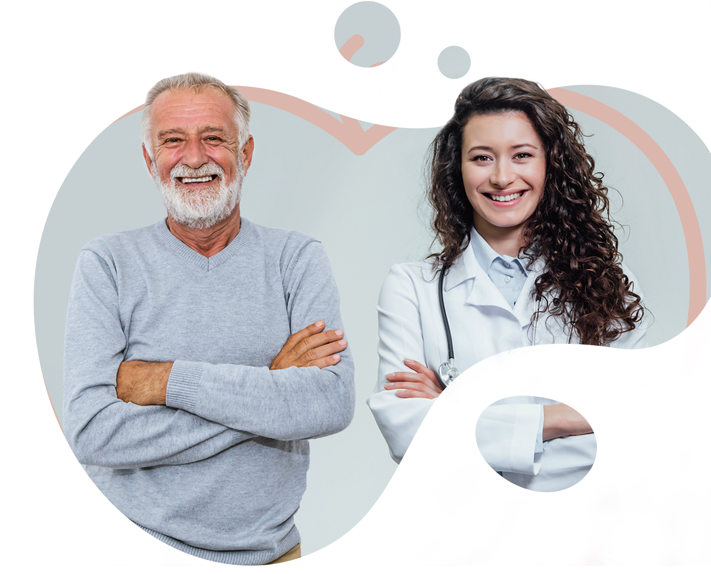 mobile main image_bubble_cittadinanzattiva doctor and patient in a bubble