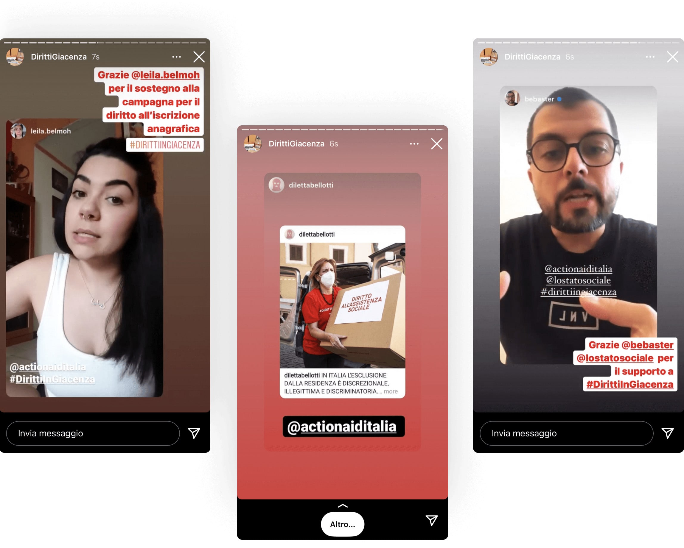 instagram stories of influencers' engagement