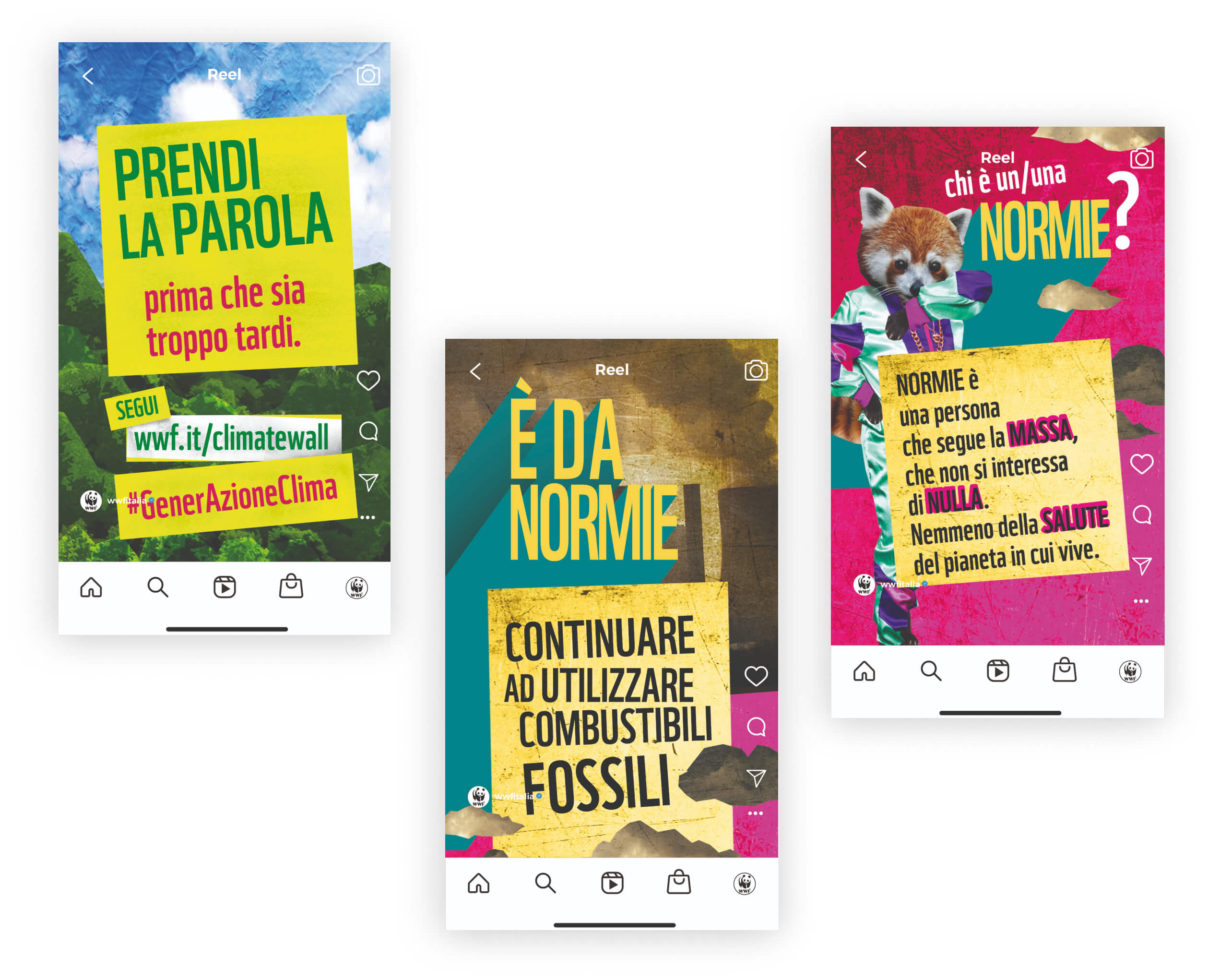 reels_generazione clima_wwf reels instagram campagna generazione clima_wwf