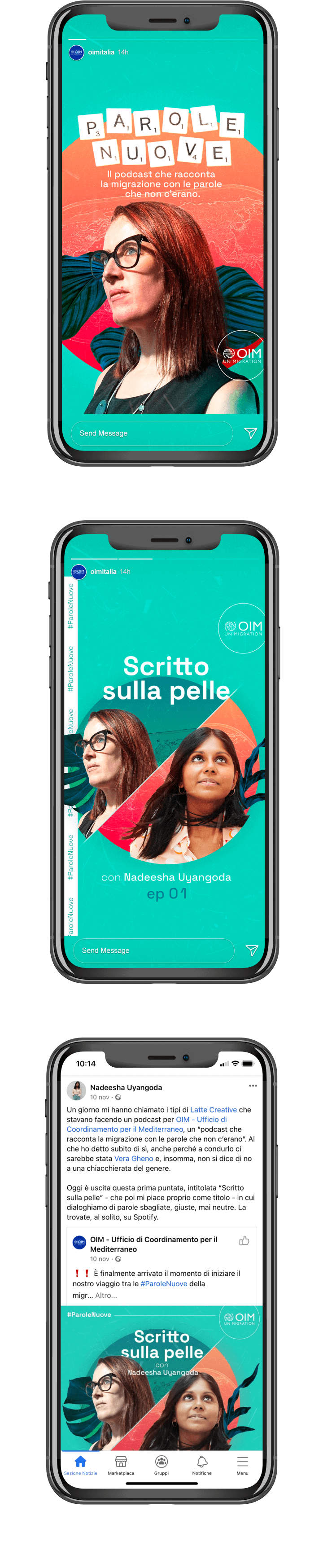 Stories instagram mobile oim Stories instagram mobile oim