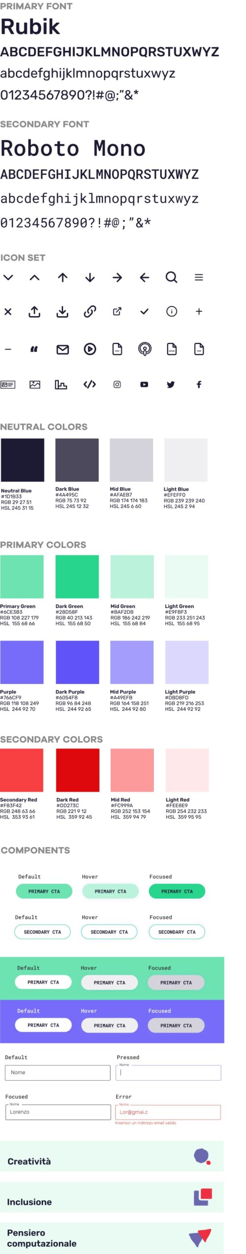mobile design system design system Riconnessioni