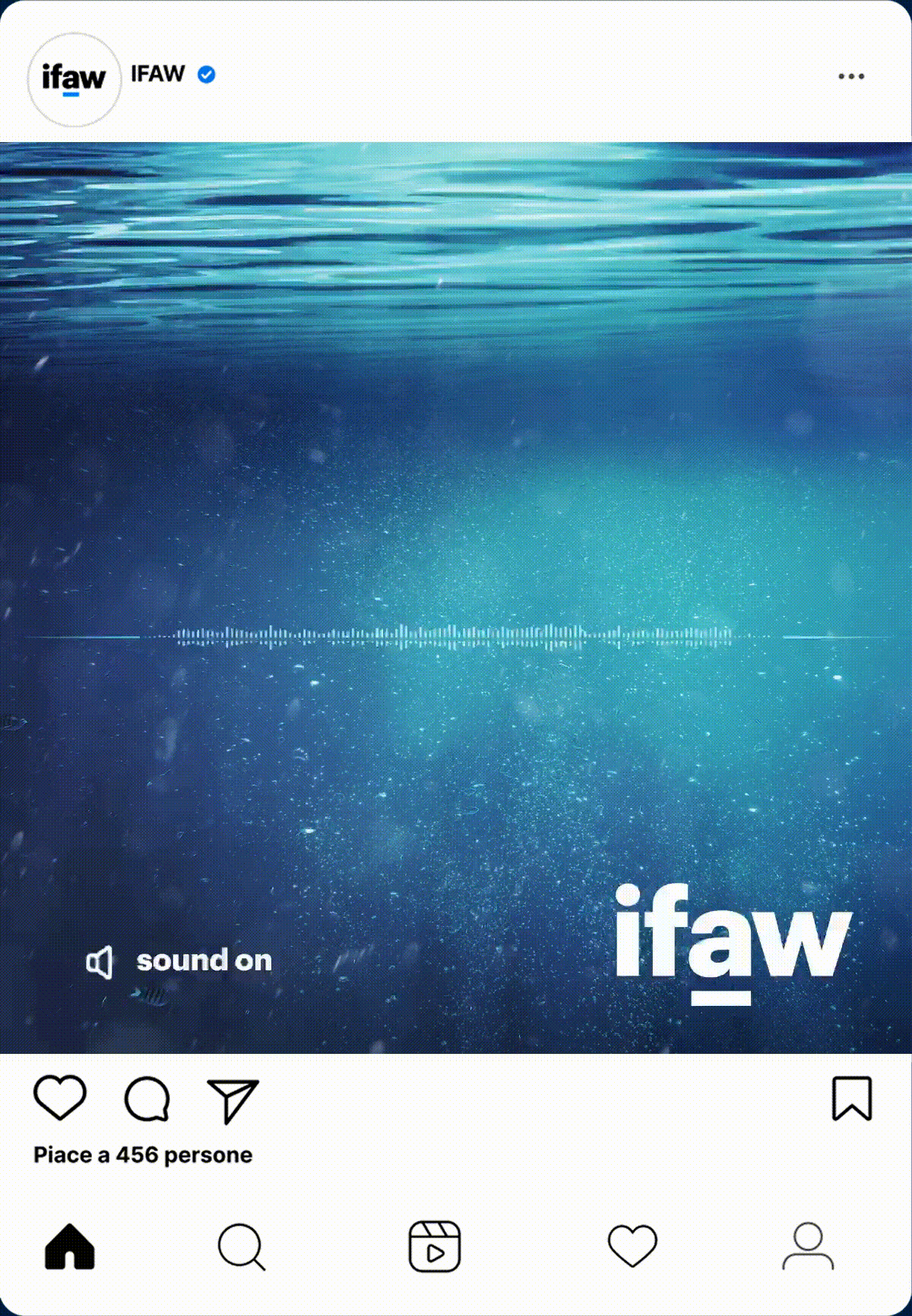 IFAW mockup post instagram