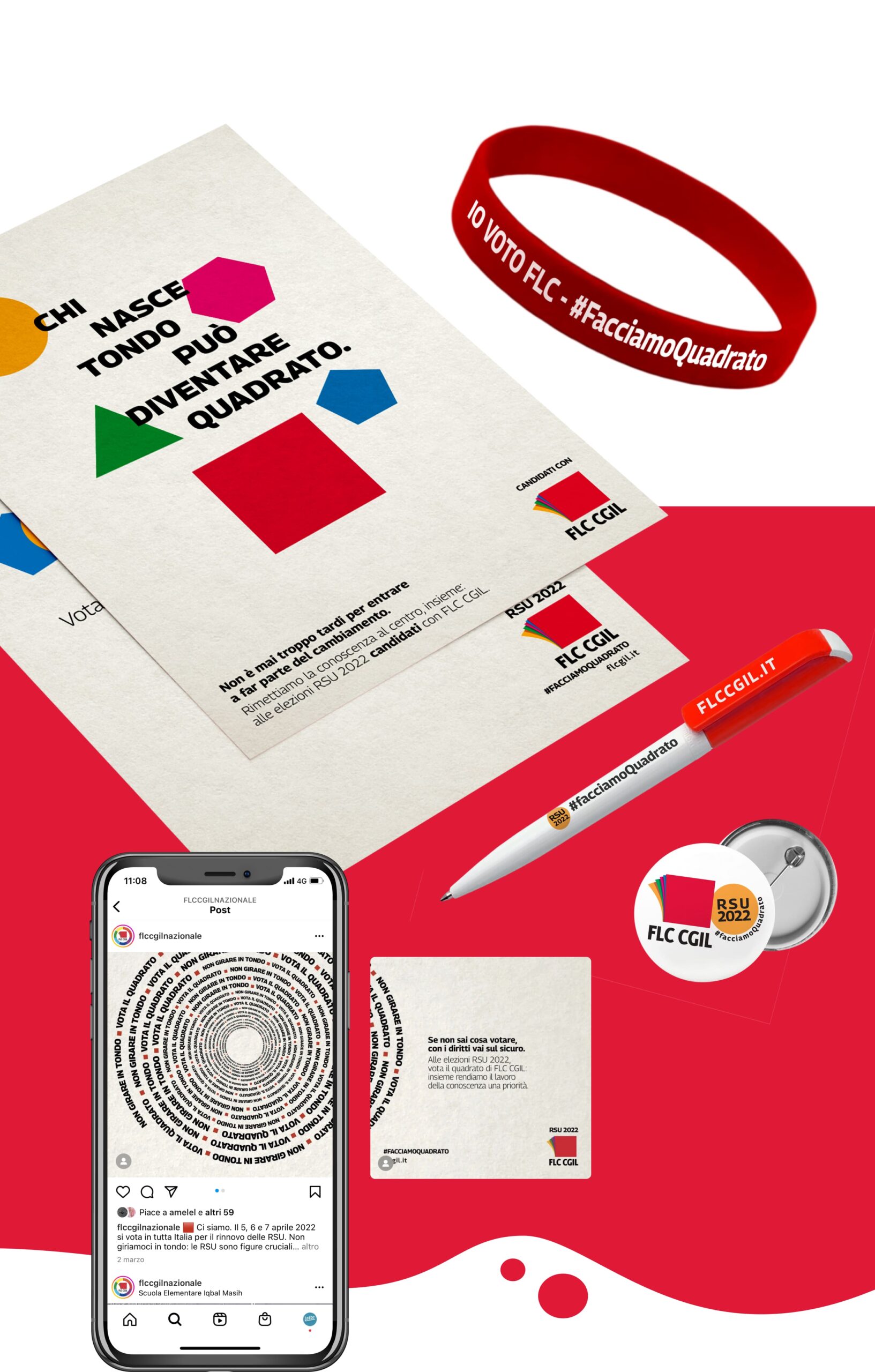 Gadget - flc Gadget, flyers and carousel of FLC CGIL